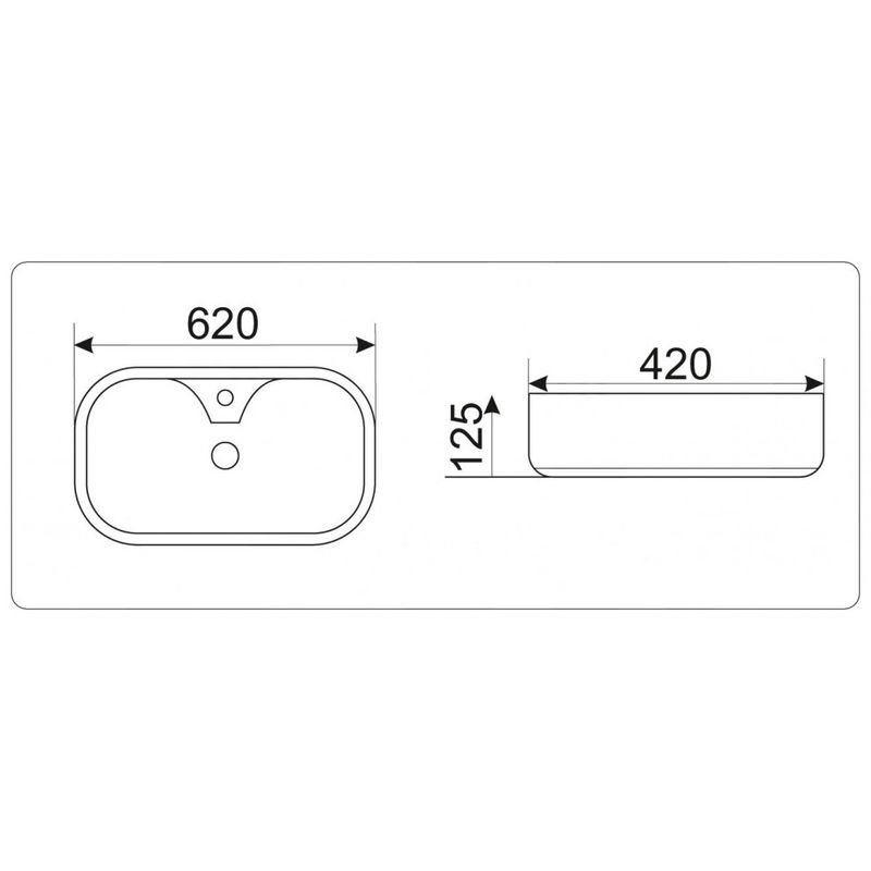 Раковина CeramaLux 9446
