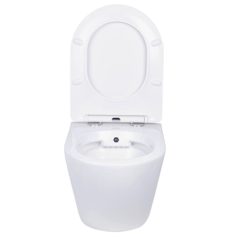 Унитаз подвесной с инсталляцией Roxen StounFix Dual Fresh 960516 6 в 1 (состоит из: инсталляции 710200, кнопки Steel 420280G, 530185-01X)