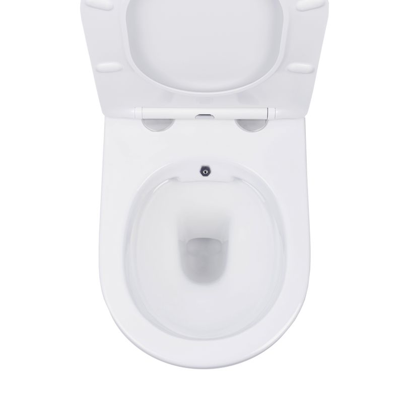 Унитаз подвесной с инсталляцией Roxen StounFix Dual Fresh 960516 6 в 1 (состоит из: инсталляции 710200, кнопки Steel 420280G, 530185-01X)