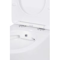 Унитаз подвесной с инсталляцией Roxen StounFix Dual Fresh 960516 6 в 1 (состоит из: инсталляции 710200, кнопки Steel 420280G, 530185-01X) — 8