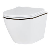 Унитаз подвесной с инсталляцией Roxen StounFix Dual Fresh 964974 6 в 1 (состоит из: 710200, Glass 430280B, 530110-01B) — 6