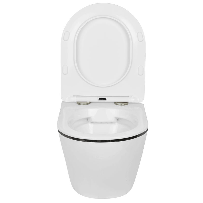 Унитаз подвесной с инсталляцией Roxen StounFix Dual Fresh 964974 6 в 1 (состоит из: 710200, Glass 430280B, 530110-01B)