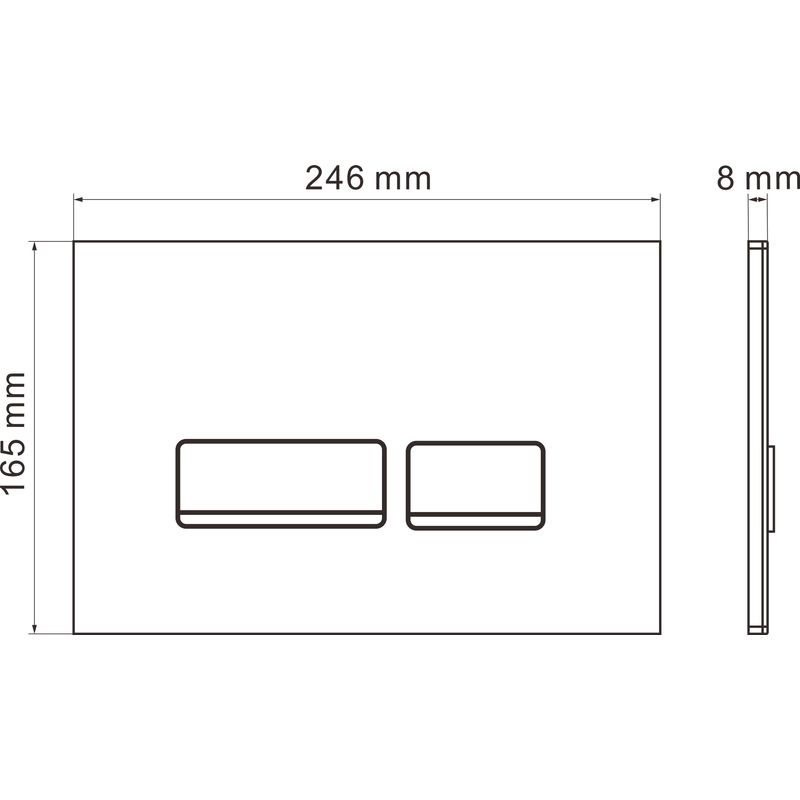 Унитаз подвесной с инсталляцией Roxen StounFix Dual Fresh 964974 6 в 1 (состоит из: 710200, Glass 430280B, 530110-01B)