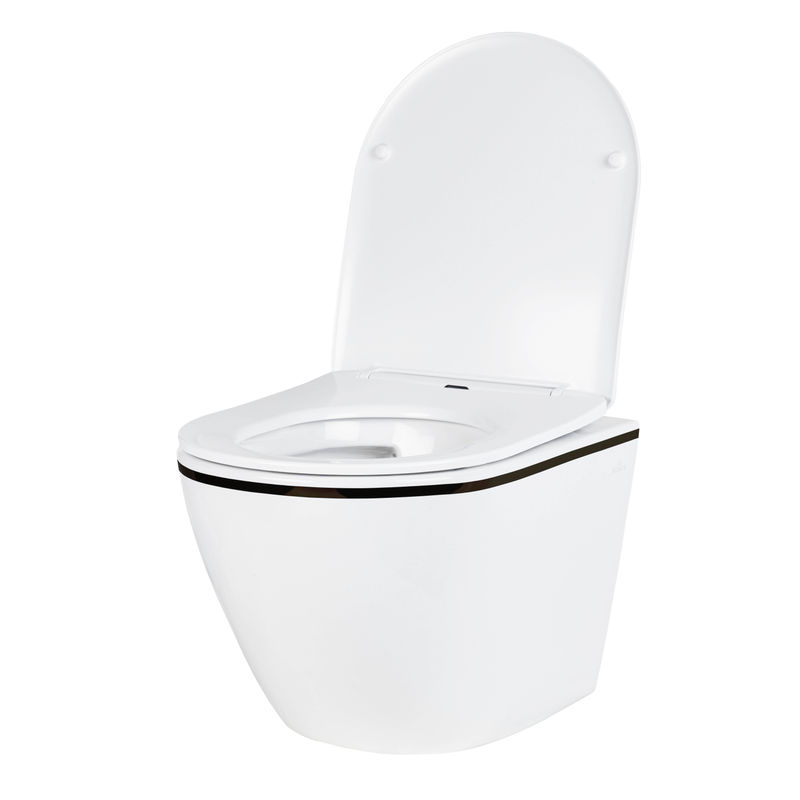 Унитаз подвесной с инсталляцией Roxen StounFix Dual Fresh 964974 6 в 1 (состоит из: 710200, Glass 430280B, 530110-01B)