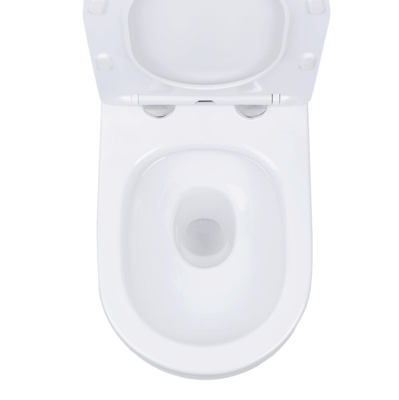 Унитаз подвесной с инсталляцией Roxen StounFix Dual Fresh 966181 6 в 1 (состоит из: 710200, Santi 410260BG, 530185-01)