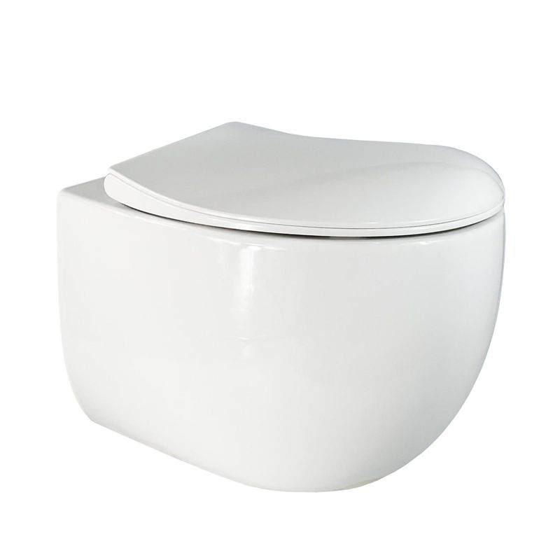 Унитаз подвесной с инсталляцией Roxen StounFix Dual Fresh 966284 6 в 1 (состоит из: 710200, Santi 410260BG, 530170-01)