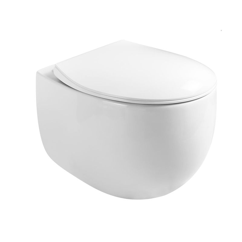 Унитаз подвесной с инсталляцией Roxen StounFix Dual Fresh 966284 6 в 1 (состоит из: 710200, Santi 410260BG, 530170-01)