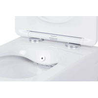 Унитаз подвесной с инсталляцией Roxen StounFix Dual Fresh 966554 6 в 1 (состоит из: 710200, Santi 410280BG, 530135-01X) — 11