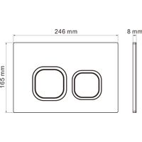 Унитаз подвесной с инсталляцией Roxen StounFix Dual Fresh 966620 6 в 1 (состоит из: 710200, Santi 410280BG, 530160-01) — 18