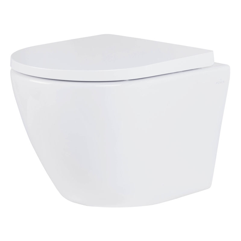 Унитаз подвесной с инсталляцией Roxen StounFix Dual Fresh 966628 6 в 1 (состоит из: 710200, Caspia 410280BG, 530185-02)