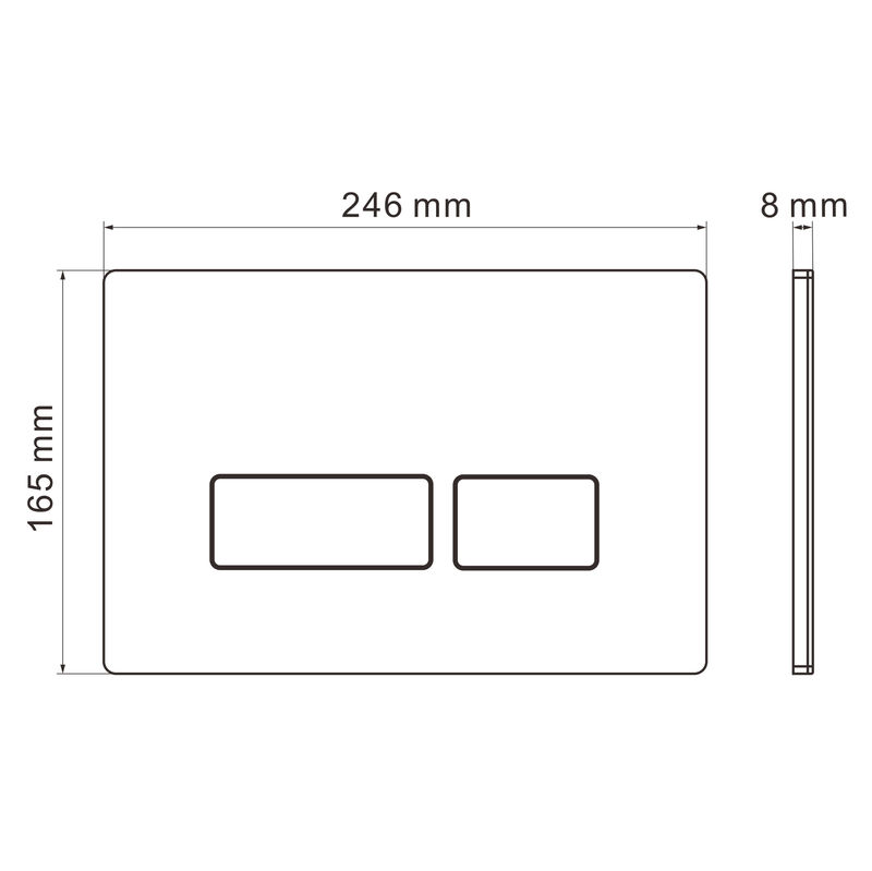 Унитаз подвесной с инсталляцией Roxen StounFix Dual Fresh 966821 6 в 1 (состоит из: 710200, кнопки Caspia 410280DG, 530185-01X)