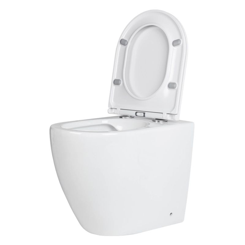 Унитаз приставной с инсталляцией Roxen Attach 967102 5 в 1 (состоит из: 710215 ,Caspia 410280GB; 650185-01)