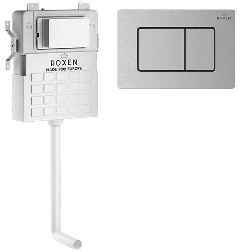 Инсталляция для унитаза Roxen Attach 968400 3 в 1 (состоит из: 710215, Steel 420280S)