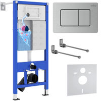 Инсталляция для унитаза Roxen StounFix Dual Fresh 968406 4 в 1 (состоит из: 710200, Steel 420280S) — 1