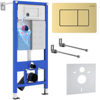 Инсталляция для унитаза Roxen StounFix Dual Fresh 968409 4 в 1 (состоит из: 710200, Steel 420280GB) — 1