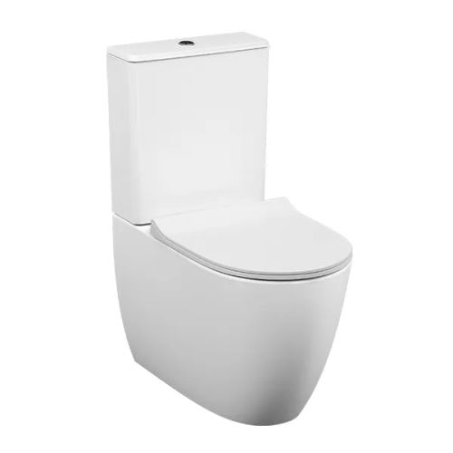 Напольный унитаз Vitra Sento Rim-ex back to wall 9830B003-7203 сиденье тонкое микролифт