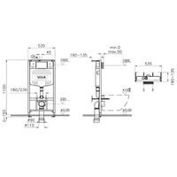 Унитаз подвесной с инсталляцией Vitra S10 Spinflush 9842B003-7206 4 в 1 с сиденьем с Soft-Close — 3