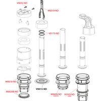 Сливной механизм AlcaDrain (AlcaPlast) Ecology A06E для скрытых систем инсталляции — 3