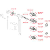 Впускной механизм AlcaDrain (AlcaPlast) A160-1/2" с боковой подводкой и металлической резьбой для керамических бачков — 3