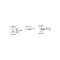 Раковина Roca Ona 45×36 A327682000 белый — 2