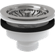 Донный клапан сифона для мойки 6/4" с нержавеющей peшeткой DN115 A37