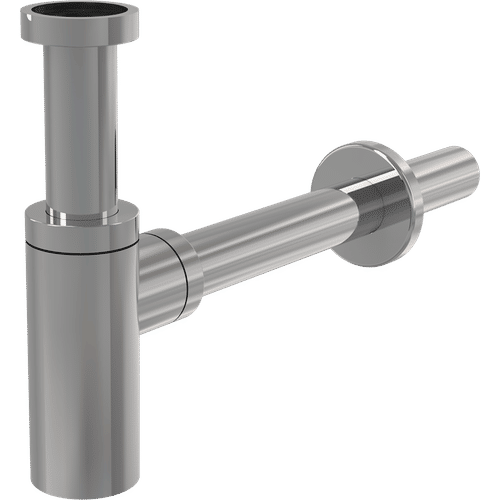 Сифон для раковины AlcaDrain (AlcaPlast) DN32 DESIGN A400 цельнометаллический круглый