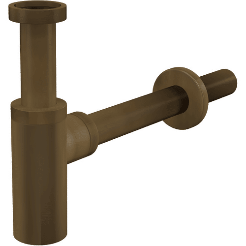 Сифон для раковины AlcaDrain (AlcaPlast) DN32 DESIGN A400ANTIC круглый бронза-антик