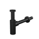 Сифон для умывальника DN32 DESIGN круглый, черный-мат A400BLACK