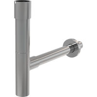 Сифон для раковины AlcaDrain (AlcaPlast) DN32 DESIGN A402 цельнометаллический массивный — 1