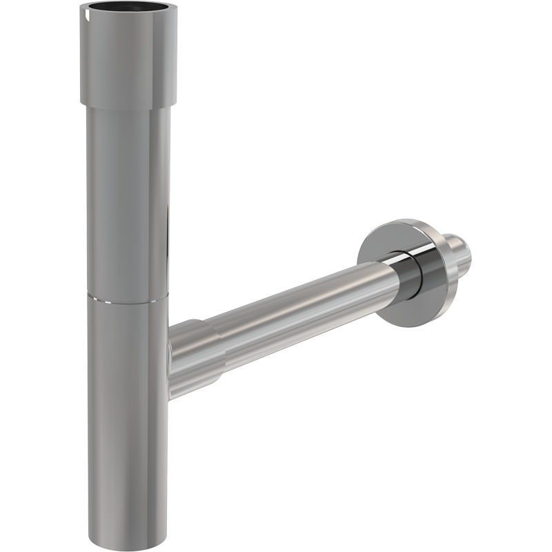 Сифон для раковины AlcaDrain (AlcaPlast) DN32 DESIGN A402 цельнометаллический массивный