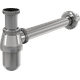 Сифон для умывальника DN32 с накидной гайкой 5/4", металл A431