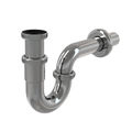 Сифон для умывальника DN32, U-форма с накидной гайкой 5/4", металл A432