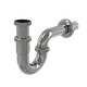 Сифон для умывальника DN32, U-форма с накидной гайкой 5/4", металл A432