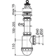 Cифон для мойки c нержавеющей peшeткой DN70 A441-DN50/40