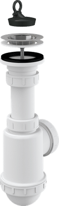 Cифон для мойки c нержавеющей peшeткой DN70 A441-DN50/40