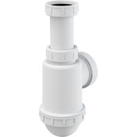 Сифон для мойки AlcaDrain (AlcaPlast) A443-DN50/40 с накидной гайкой 6/4" — 1