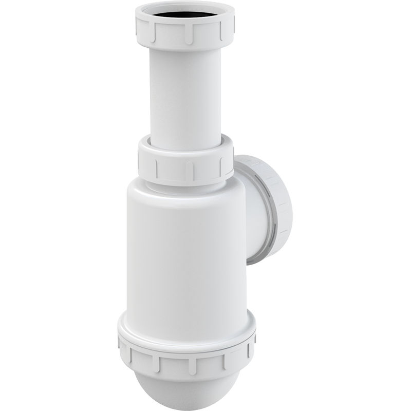 Сифон для мойки AlcaDrain (AlcaPlast) A443-DN50/40 с накидной гайкой 6/4"