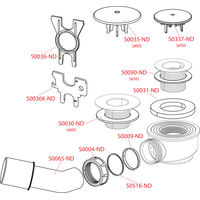 Сифон для душевого поддона AlcaDrain (AlcaPlast) A471CR-60 сниженный хром — 3