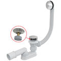 Сифон для ванны CLICK/CLACK, металл A504CKM-80