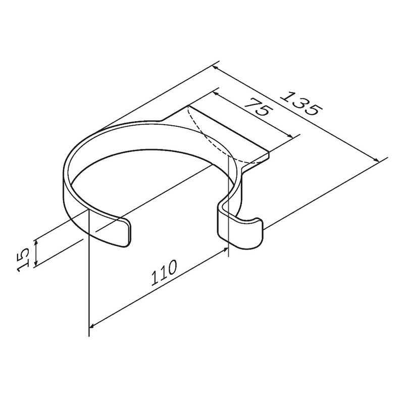 Держатель для фена AM.PM Inspire 2.0 A50A32322 черный матовый