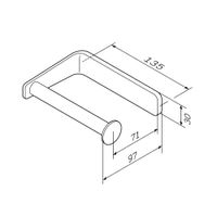 Держатель для туалетной бумаги AM.PM Inspire 2.0 A50A34100 хром — 7