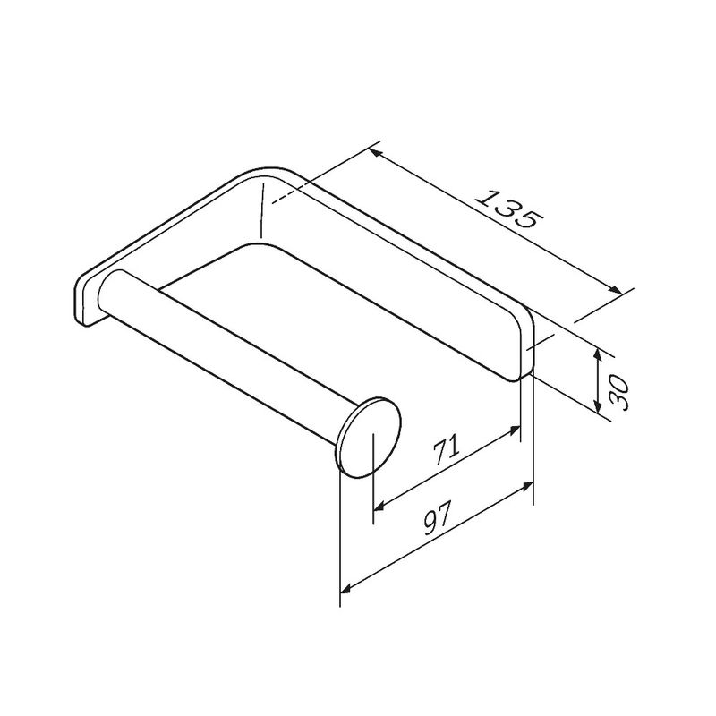 Держатель для туалетной бумаги AM.PM Inspire 2.0 A50A34100 хром