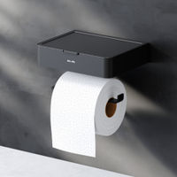 Держатель для туалетной бумаги AM.PM Inspire 2.0 A50A341522 черный матовый с коробкой — 5