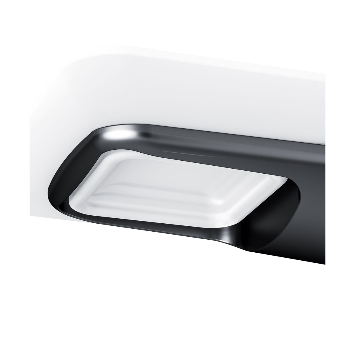 A50A34222 Inspire V2.0, Стеклянная мыльница с настенным держателем, черный, шт