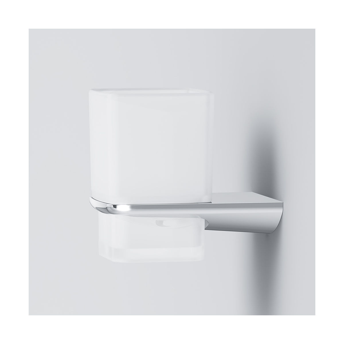 A50A34300 Inspire V2.0, Стеклянный стакан с настенным держателем, хром, шт