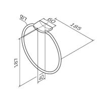 Держатель для полотенец AM.PM Inspire 2.0 A50A34400 хром — 7