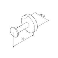 Крючок для ванной AM.PM Inspire 2.0 A50A35800 хром — 7