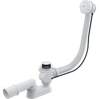 Сифон для ванны AlcaDrain (AlcaPlast) A51B автомат комплект (белый) — 1
