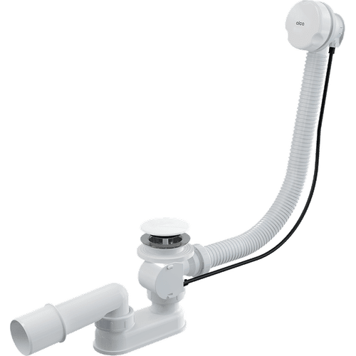 Сифон для ванны AlcaDrain (AlcaPlast) A51BM-80 автомат комплект (белый)
