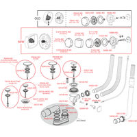 Сифон для ванны AlcaDrain (AlcaPlast) A51BM автомат комплект (белый) — 3